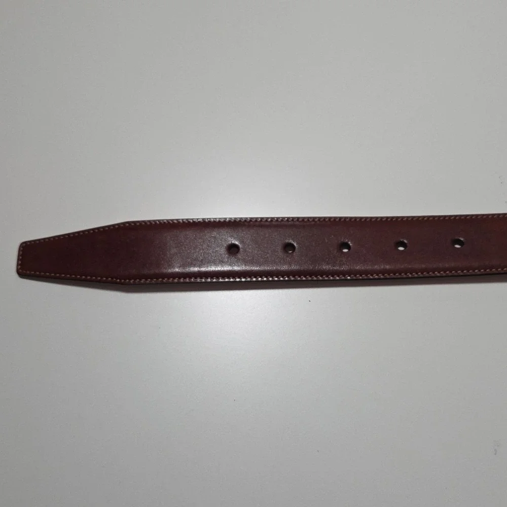 NEW Trafalgar 'Cortina' Leather Belt - Honey Maple - Size 42‎
